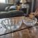 Pair of molded glass salad bowls – floral shape – 1950s