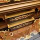 Marquetry desk from the 90s