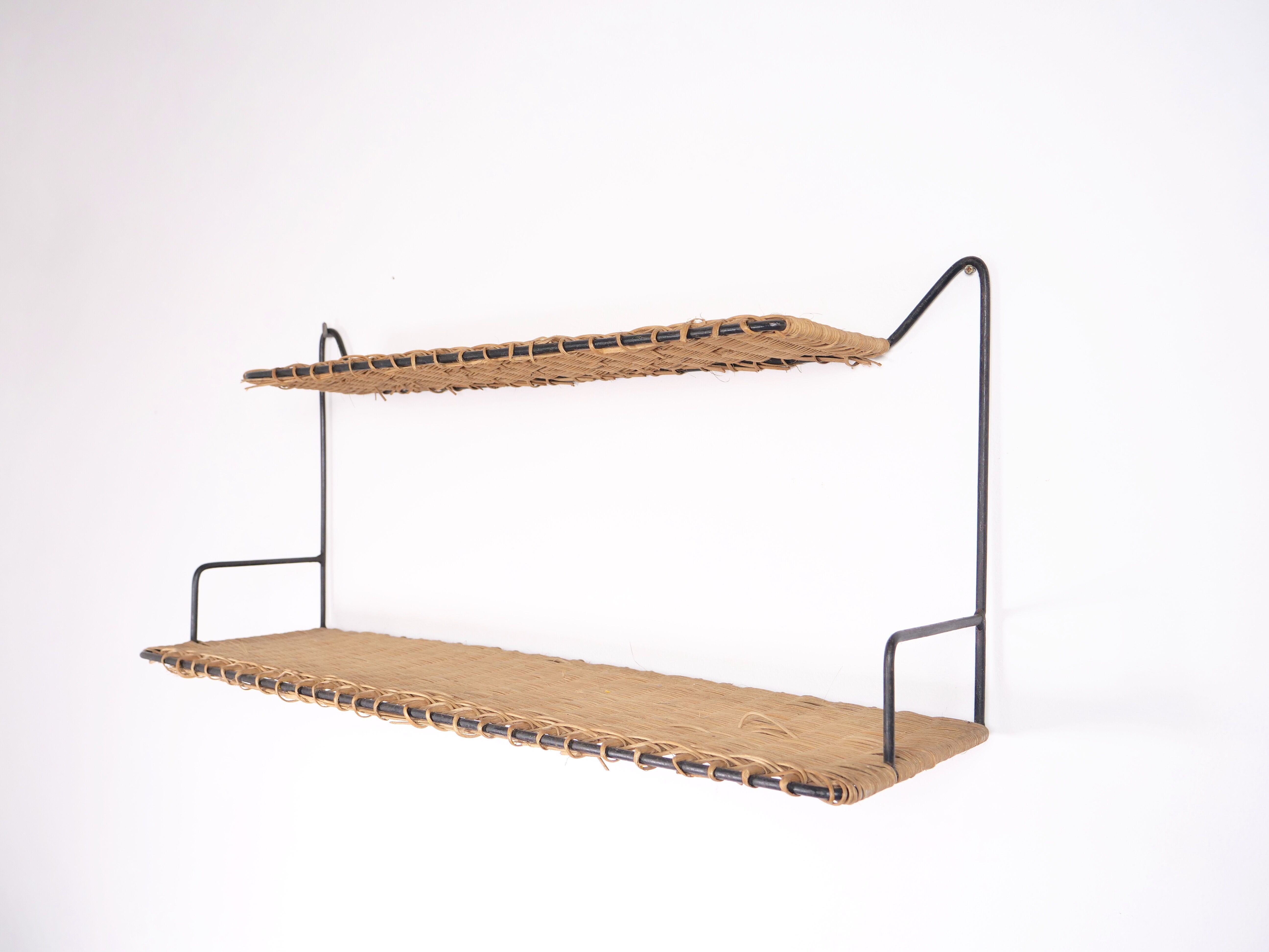 Raoul Guys rattan shelf