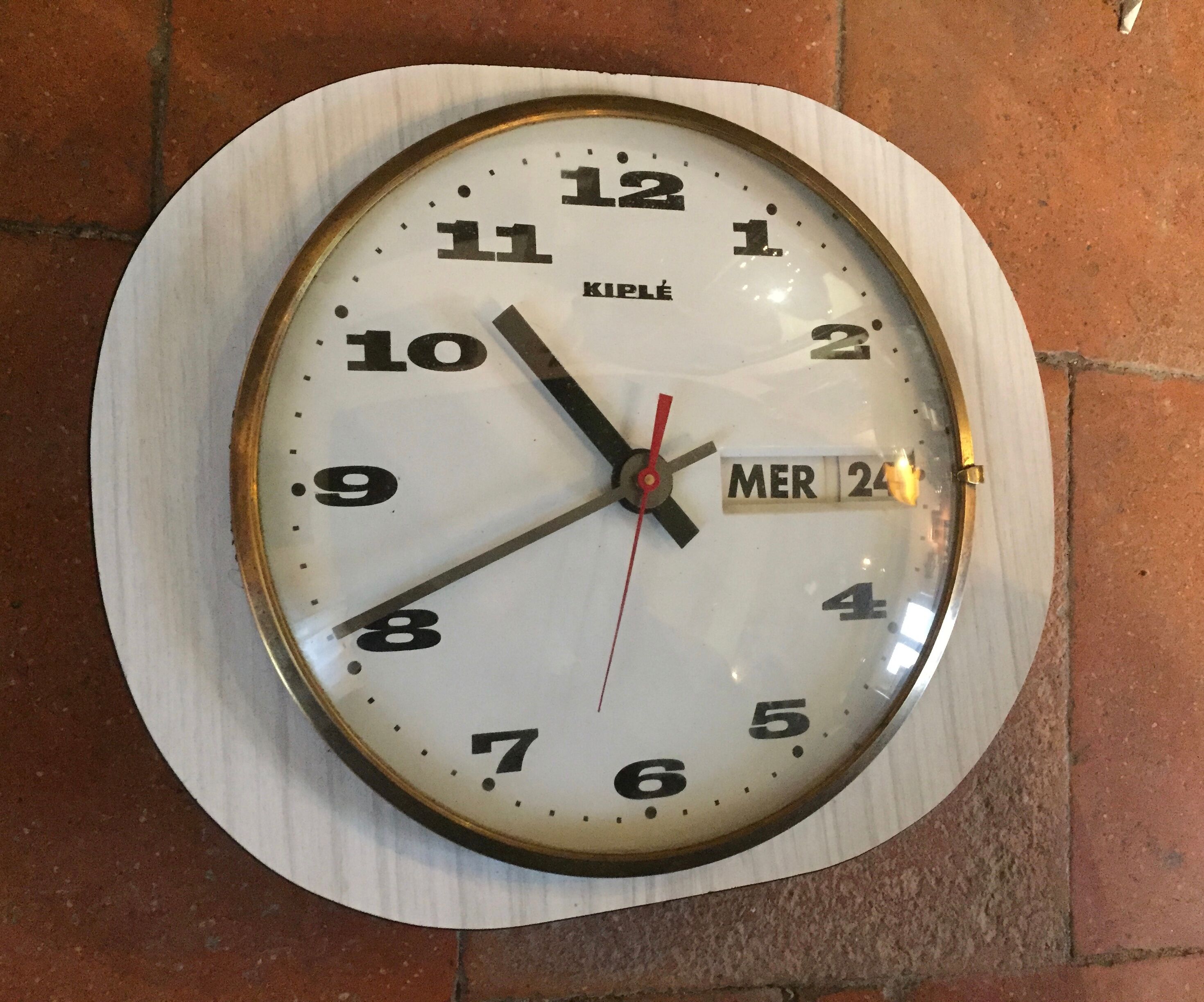 Pendulum in formica "Kiplé", 60 years