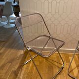 Paire de chaises Plia par Giancarlo Piretti