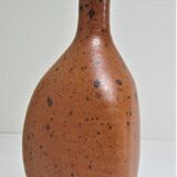 Vase en grès pyrité à trois faces vintage