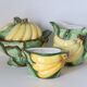 Vintage banana pitcher flat service