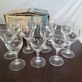 Double bottom foot glass