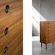 Commode haute en teck vintage danois moderne du milieu du siècle