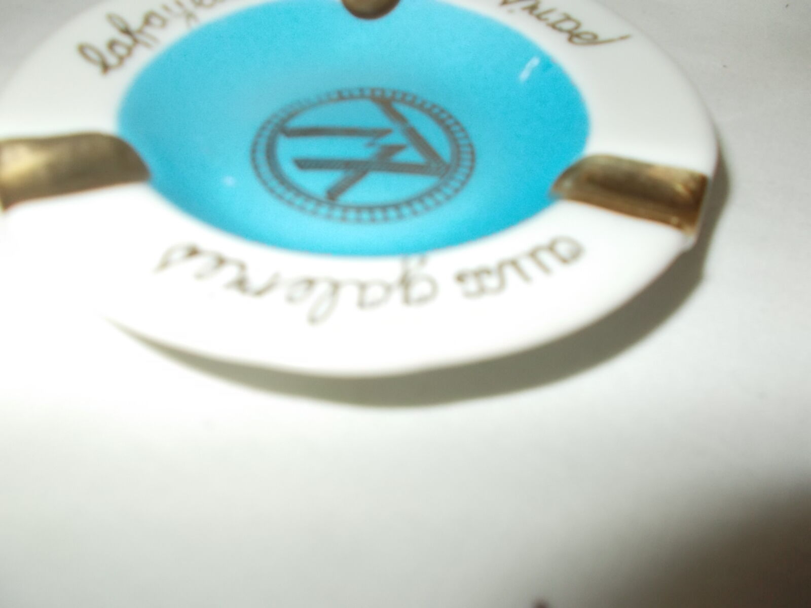 Galeries lafayette advertising ashtray