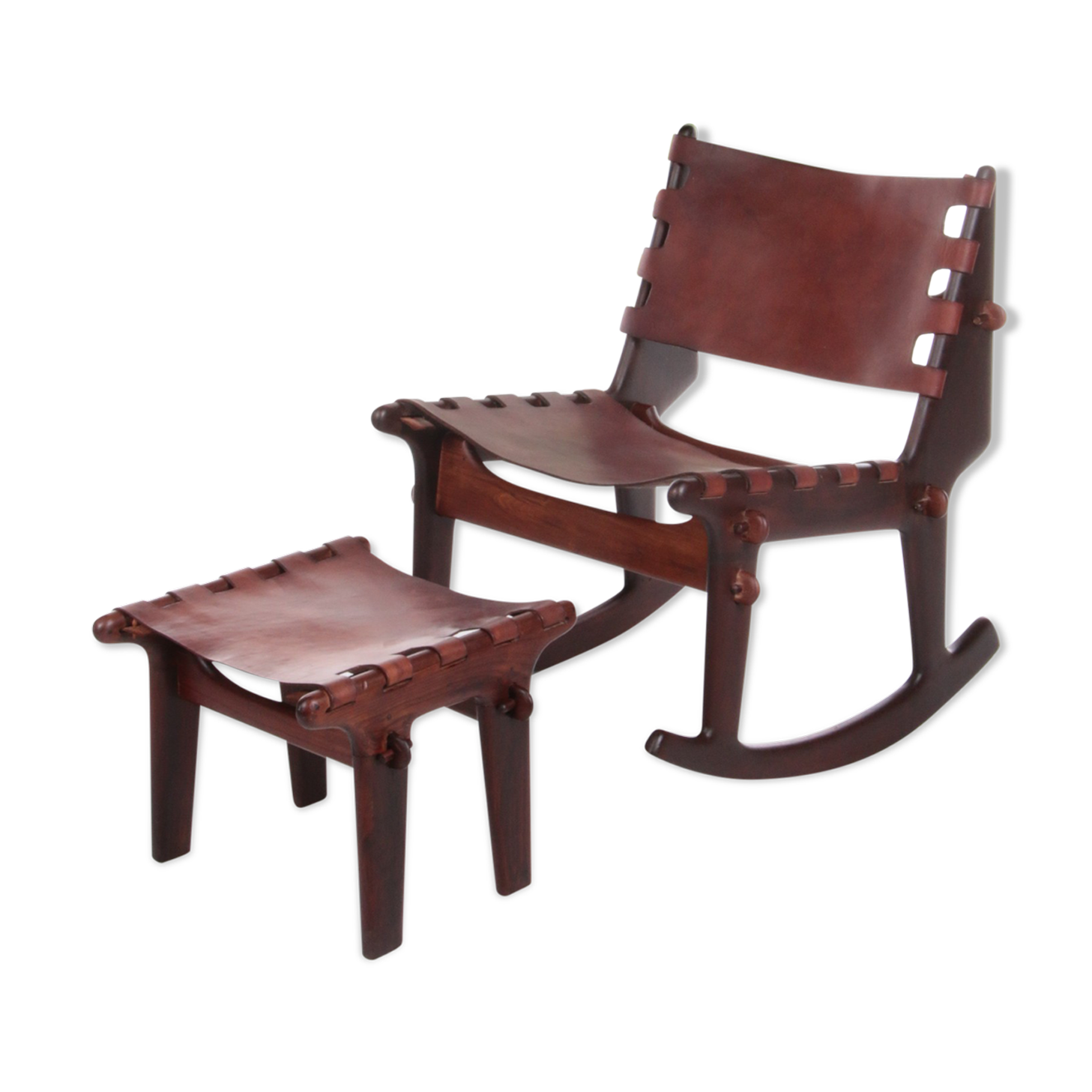 Vintage Design rocking chair design by Angel Pazmino, 1960