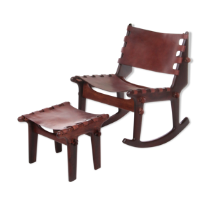 Chaise berçante vintage design