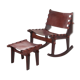 Vintage Design rocking chair design by Angel Pazmino, 1960