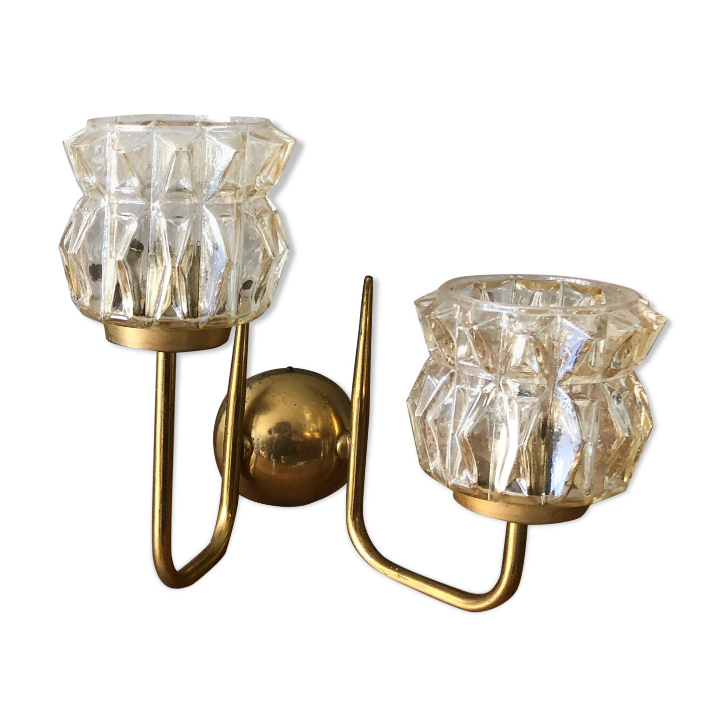 Duo of 50s/60s wall light