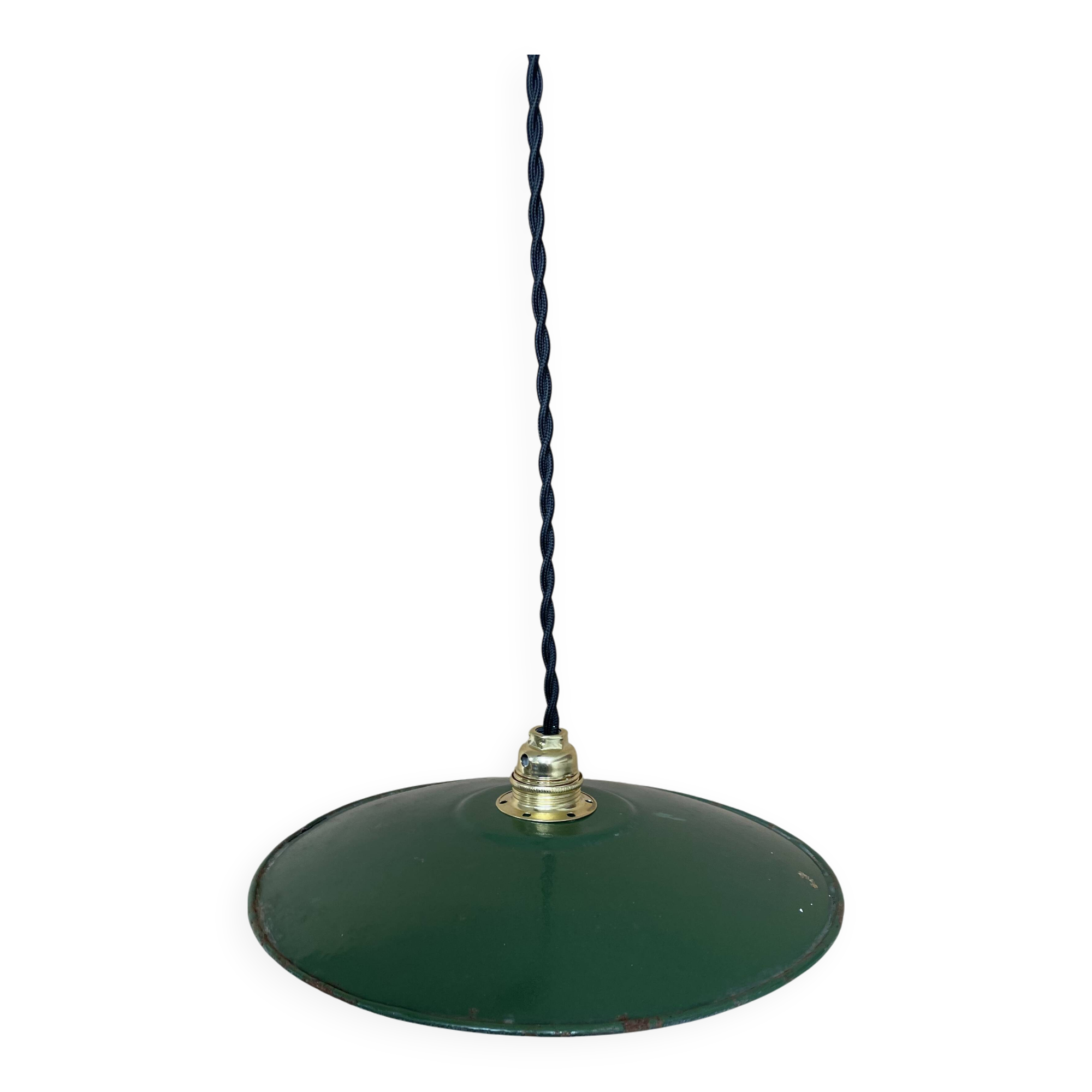 Old industrial pendant light
