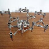 Candleholders by Ceasar Stoffi & Fritz Nagel for BMF, 1960s, Set of 9