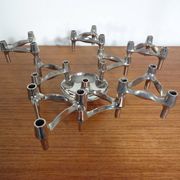 Candleholders by Ceasar Stoffi & Fritz Nagel for BMF, 1960s, Set of 9
