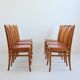 Set of 6 vintage chairs from the 1960s.
