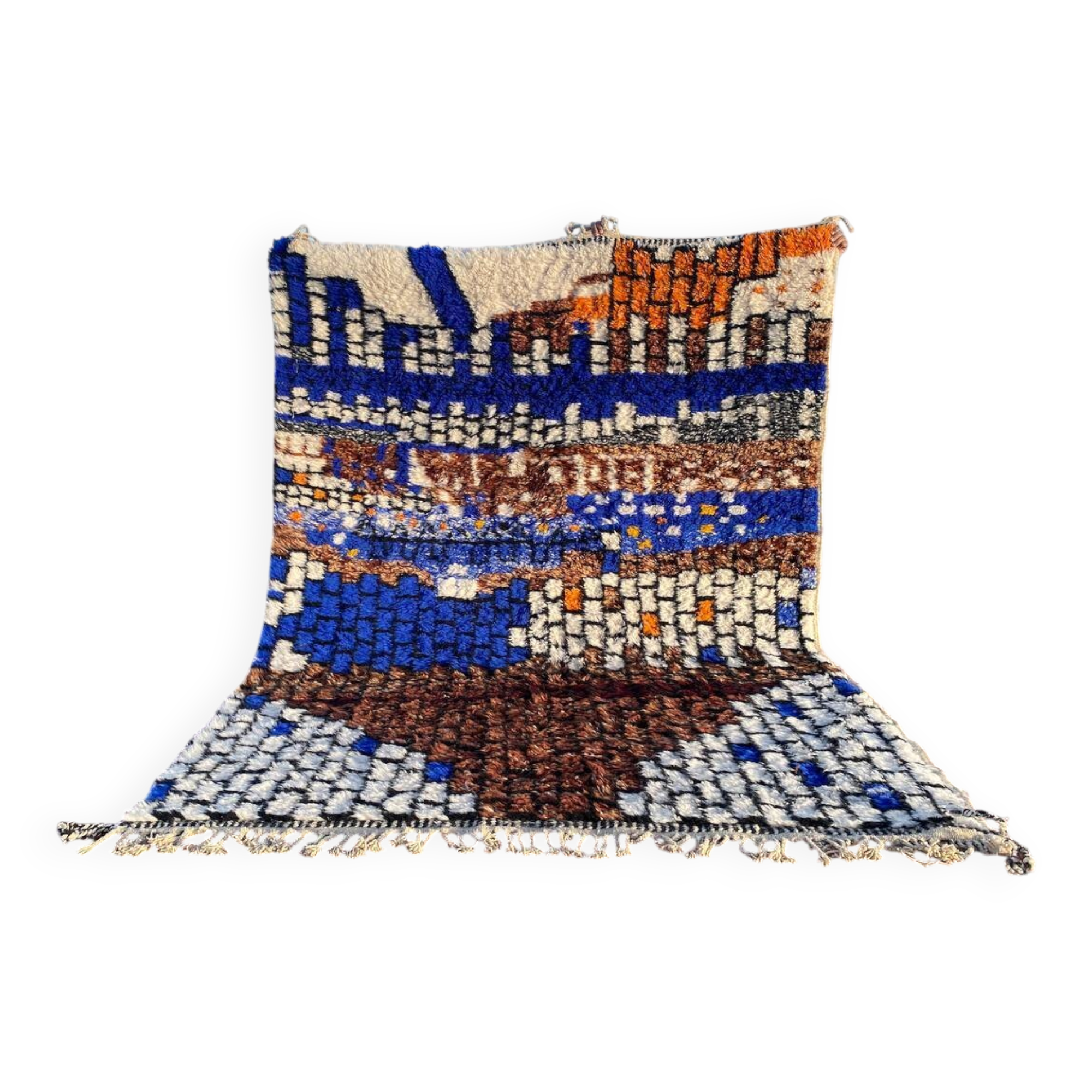 Beni Ouarain rug 300x200 cm – Thick wool with tribal patterns