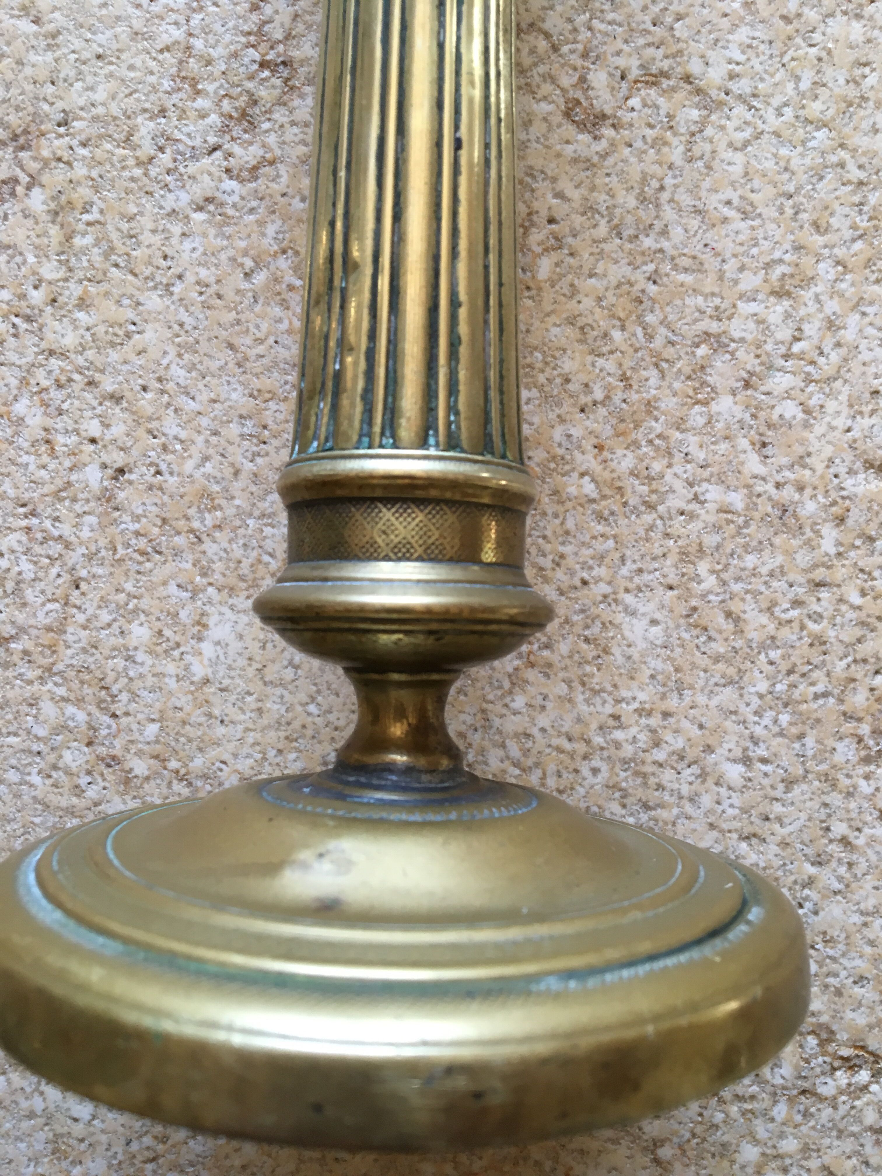 Brass candlestick