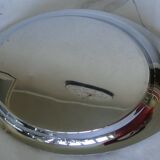 Metal tray for glass dishes for hors d'oeuvres or aperitifs