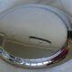Metal tray for glass dishes for hors d'oeuvres or aperitifs