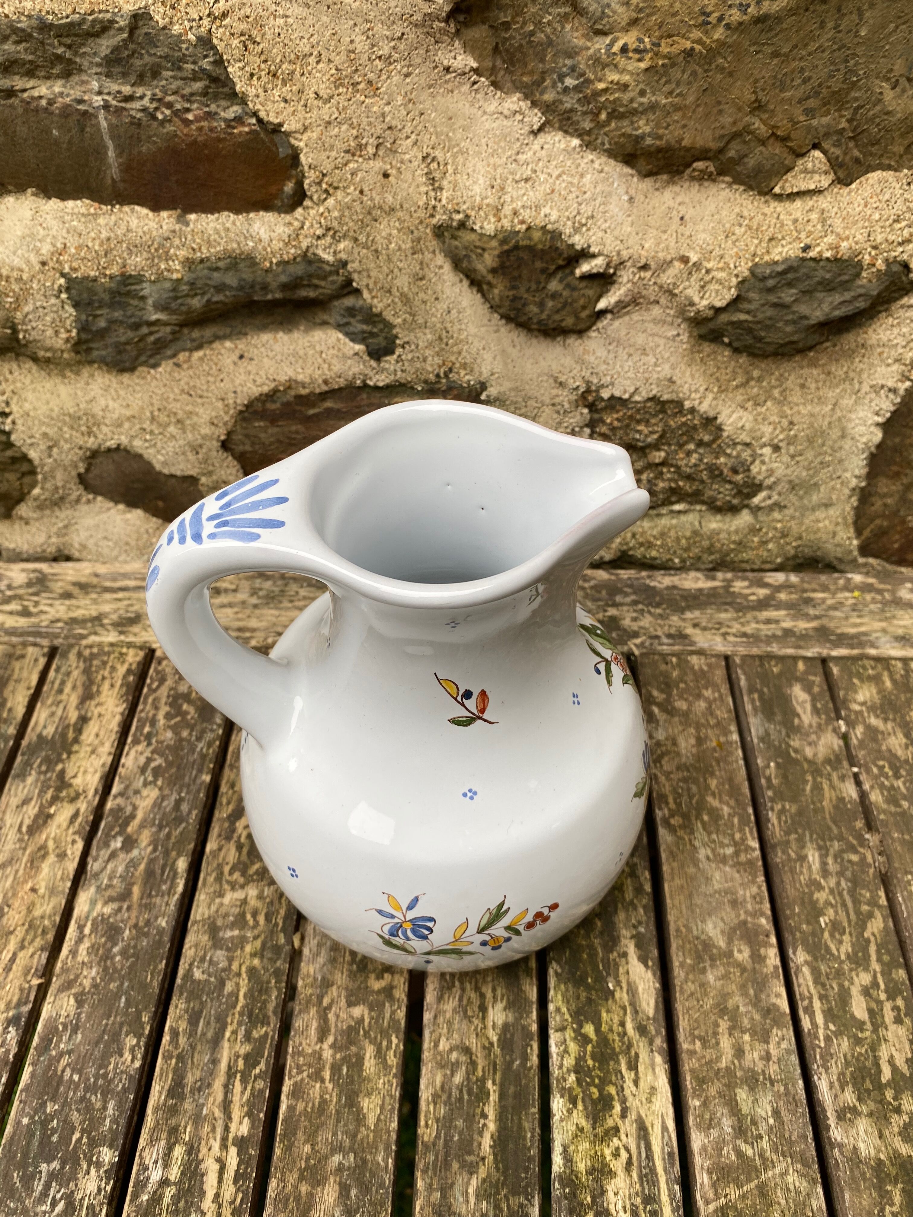 Pitcher handmade décor Rouen
