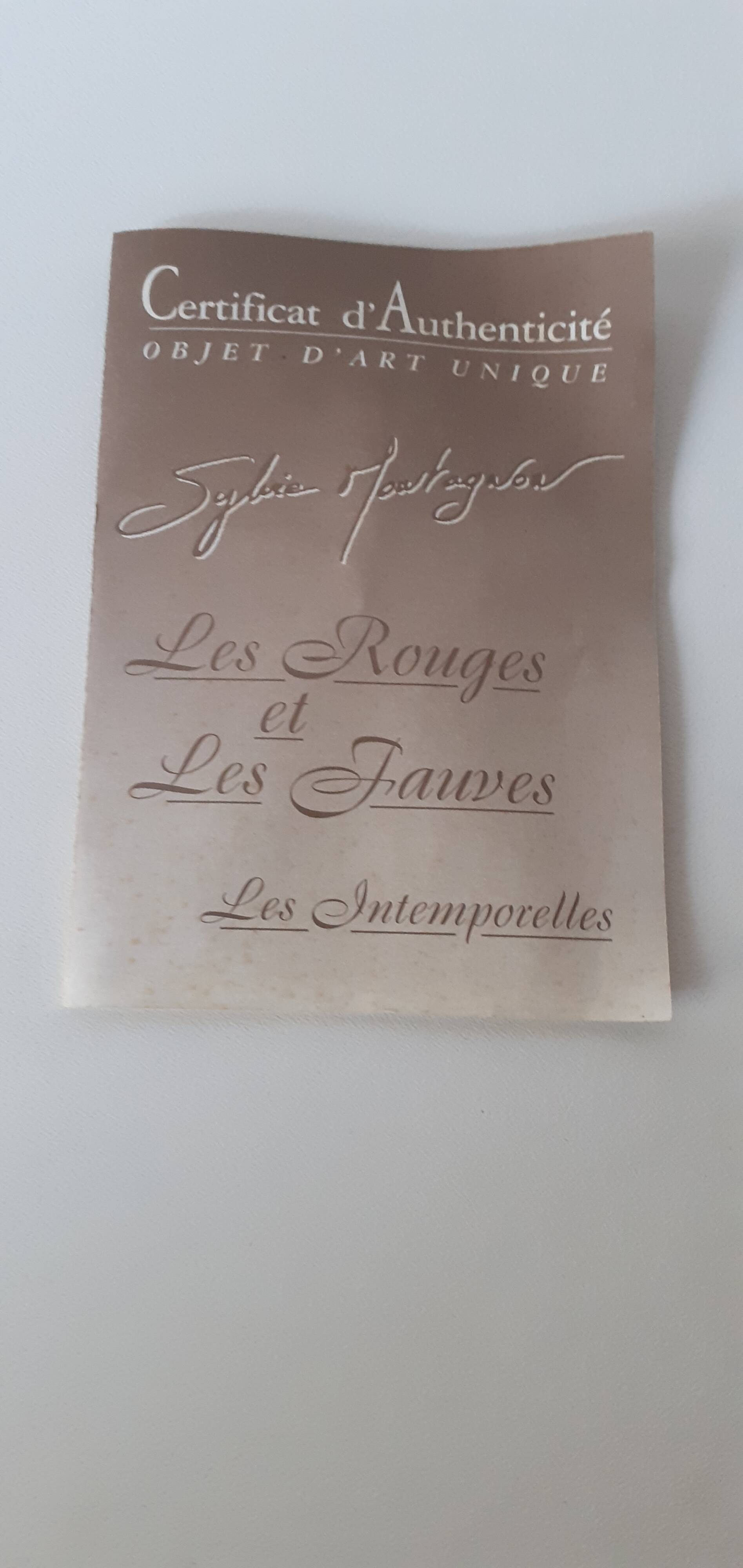Vase signed by Sylvie Montagnon