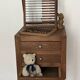 Vintage bedside table from the 1940s/1950s.