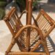 Rattan magazine rack