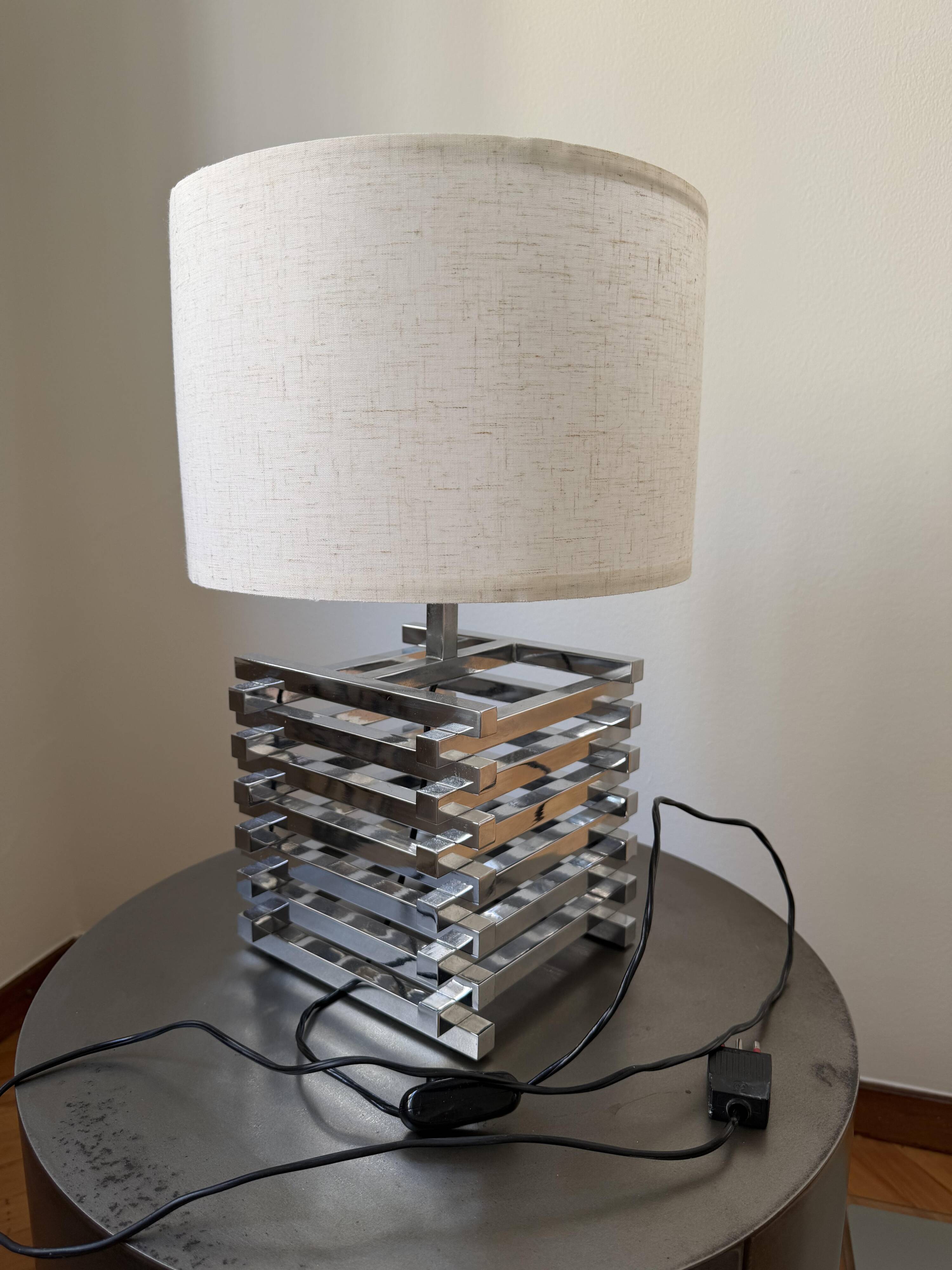 Paire de lampes de table, romeo rega, italie, années 1970.
