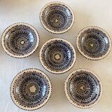 Artisanal Moroccan Dish Service 8 pieces
