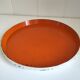 Vintage dish orange