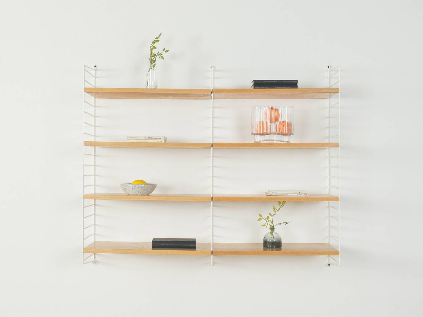 String shelf by Nils Strinning in ash veneer, 1949