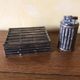 Silver bamboo box with lighter