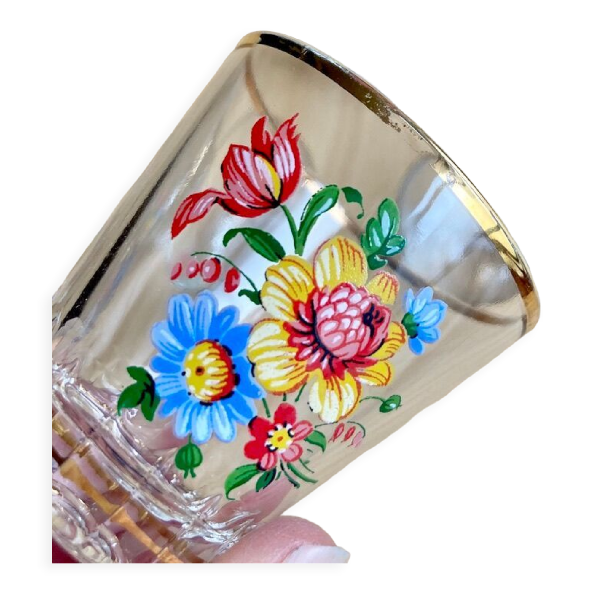 Vintage shot glass 60's