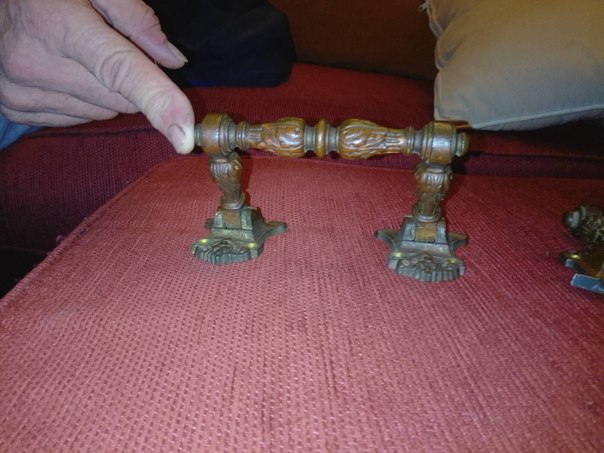 Old piano handle