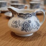 Service à café "Bristol" Crown Ducal, complet, Porcelaine anglaise de 1930