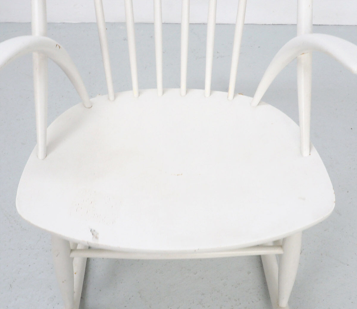Rocking-chair Illum Wikkelsø IW3, années 1950