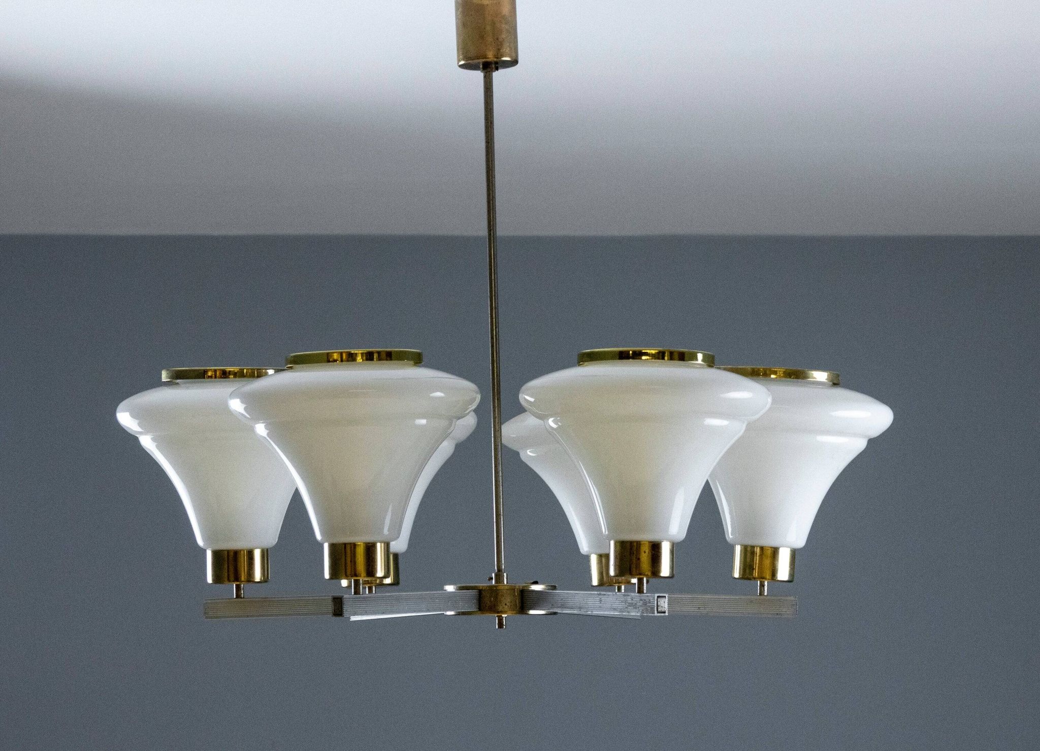 Mid-century chandelier, ceiling light by Josef Hurka, 1960s