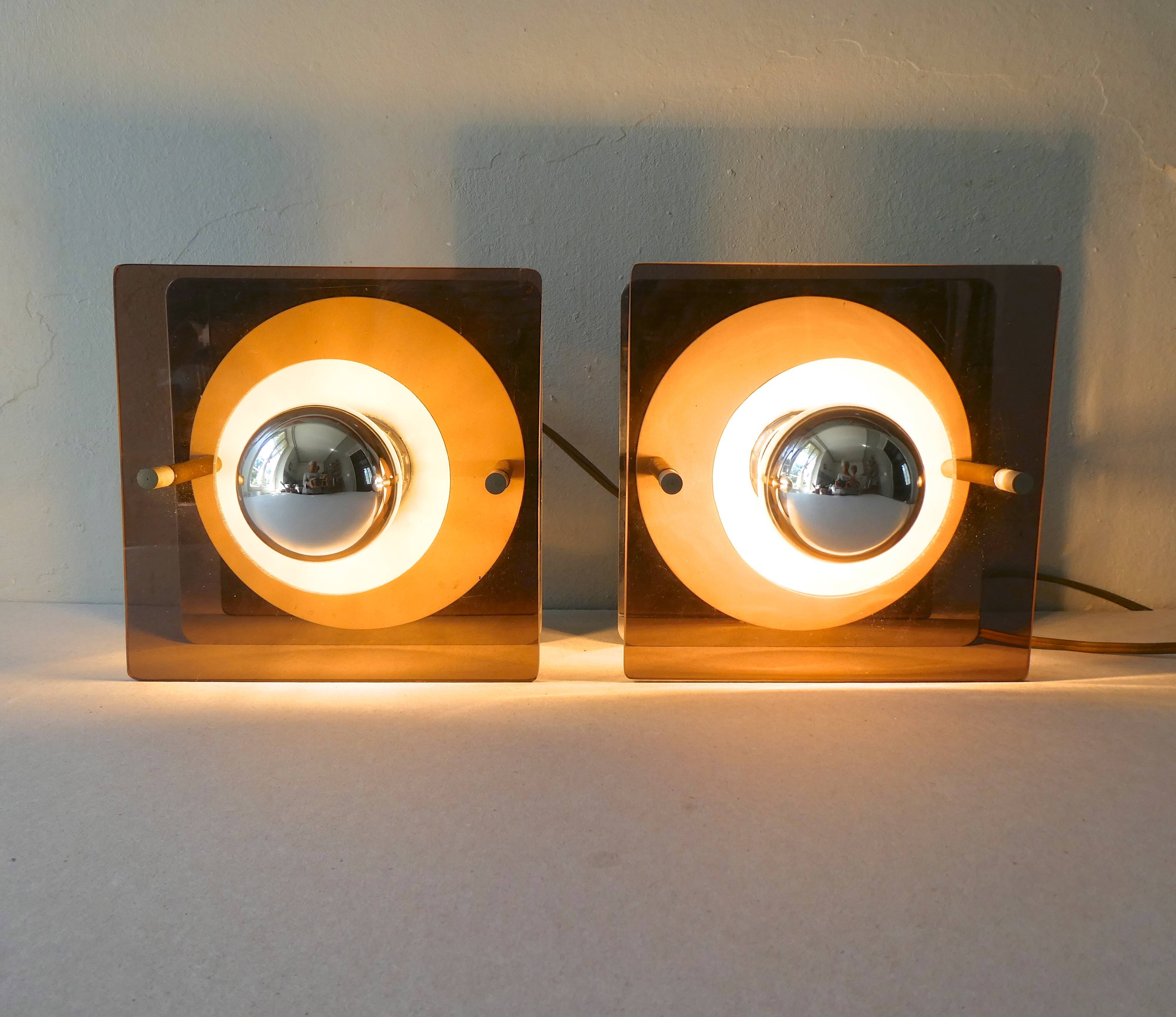 Pair of Jocelyne Trocmé appliques for Oxar, 70s