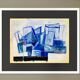 Oil on abstract paper Jean-Marie Planque