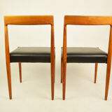 Pair of chairs by L & H. Lubke, Germany, 1960s
