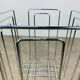 Chrome metal magazine rack by Willy Glaeser for TMP, 1980s.