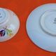 Duo cups / coffee saucers faience by Gien model rose marie
