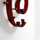 Red Bookworm Shelf/Library by Kartell Designer Ron Arad