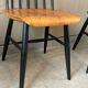 3 vintage Fanett chairs, Tapiovaara model, Stol Kamnik edition