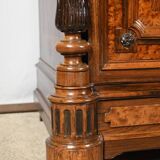 Buffet, commode en loupe d’amboine et palissandre, style Louis XVI – 2ème partie du XIXème