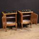 Paire de tables de chevet italiennes du 20e siècle
