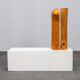 Pair of pinewood sculptures by Ineke van Zuuren, 1970s