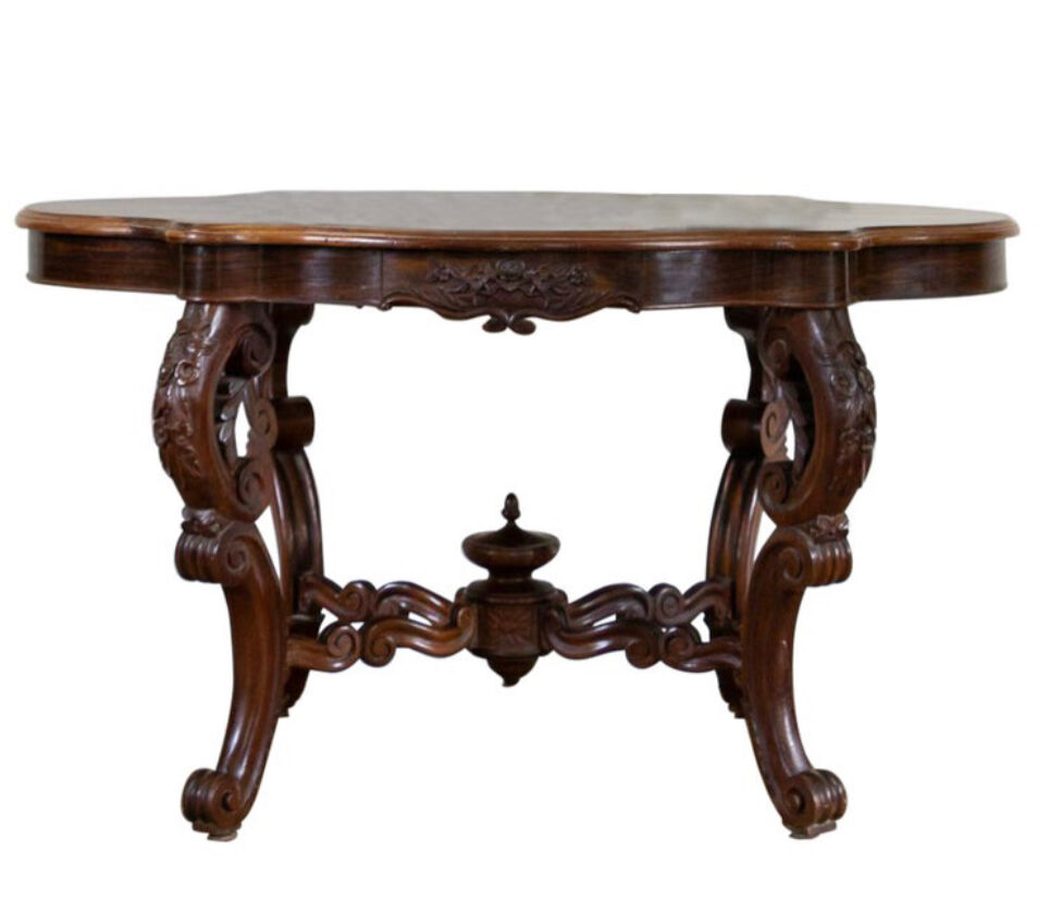 Oval table of Napoleon III period Late nineteenth century