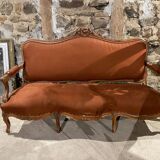 Louis XV style 3-seater sofa