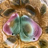 4 barbotine plates from Sarreguemines