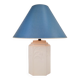 White Ceramic Palm Tree Table Lamp in the style of Serge Roche, 1970s